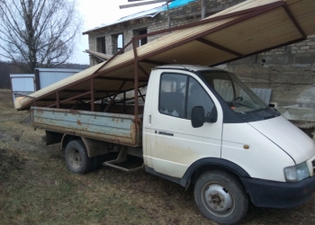 Приспособление для перевозки негабаритного груза на газели.