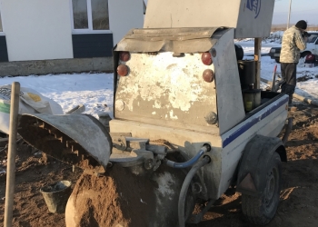 Пневмонагнетатель (Компресор) для полусухой стяжки