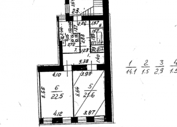 2-к квартира, 74 м2, 1/4 эт. под коммерцию