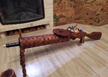 Подарочный бар в виде пулемета