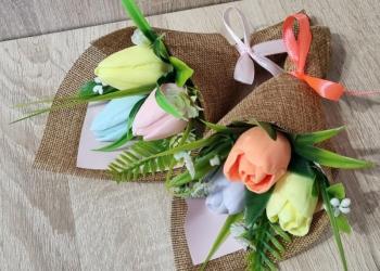 Букеты тюльпанов