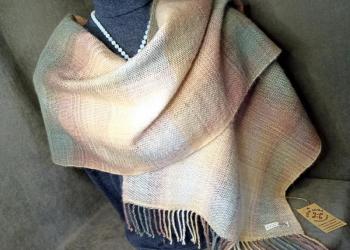 Палантин/шарф , ручное ткачество