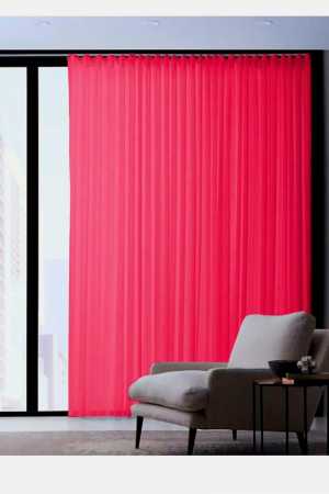 Тюль красная