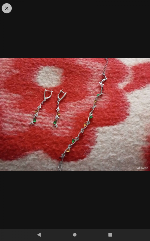 Серебряный набор