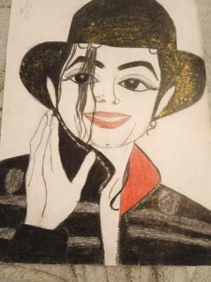 Портрет Майкла Джексона (образец)