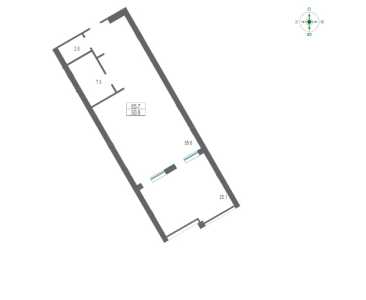 1-к квартира, 90 м2, 5/8 эт. АК Garden Palace