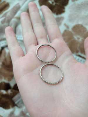 Серьги серебро