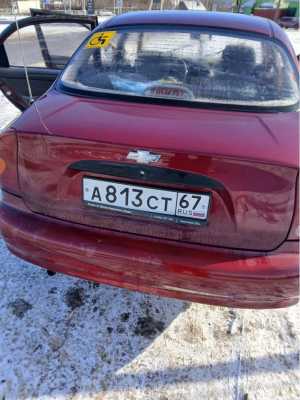 Chevrolet Lanos, 2007 цвет вишневый полная предпродажная подготовка в СТО