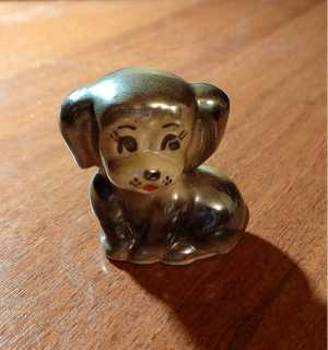 Статуэтка "Щенок" фарфор СССР 1974г