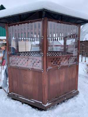 Мягкие окна для беседок и террас