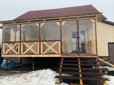Мягкие окна для беседок и террас