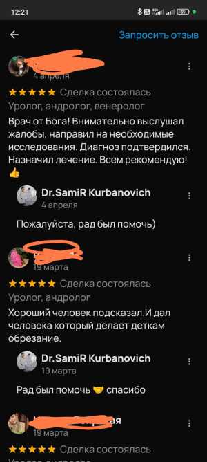 Уролог-андролог, он-лайн консультация