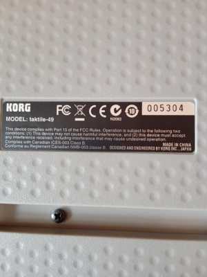 Korg Tactile 49