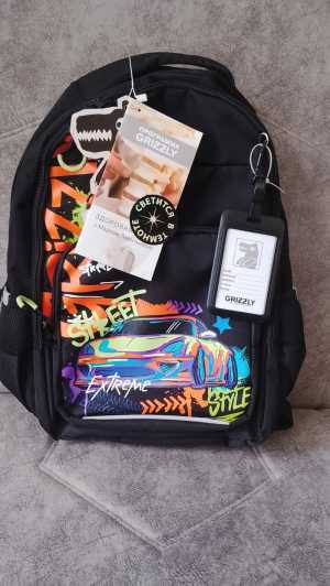 Рюкзак школьный для мальчика Grizzly one