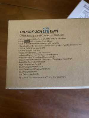 BlackVue DR750X-2CH LTE plus