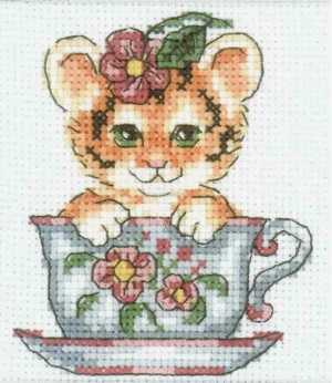 Набор для вышивки Юная флористка рто Н196