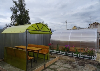 Ремонт теплиц замена поликарбоната, поврежденных дуг Тюмень