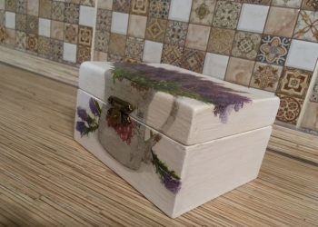 Деревянный сундучок 13,5/7/10