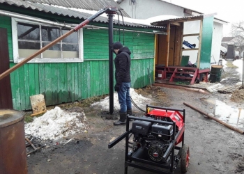 Монтаж винтовых свай