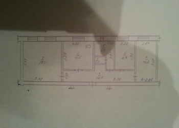 3-к квартира, 98 м2, 1/2 эт.