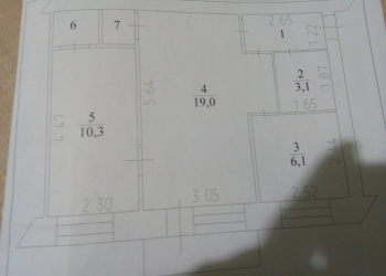 2-к квартира, 44 м2, 3/5 эт, срочно продам.