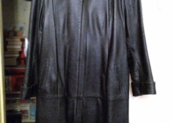 кожаный плащ