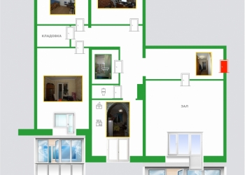 4-к квартира, 79 м2, 9/10 эт.