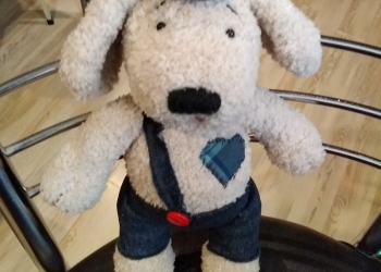 Мягкая игрушка собачка!