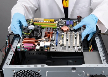 Ремонтом компьютеров и ноутбуков.