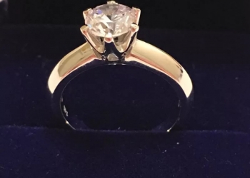 Кольцо с якутским бриллиантом 1 карат за 50.000-80.000 руб. yakutskiealmazy.ru