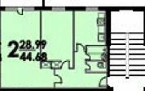 2-к квартира, 44 м2, 1/5 эт.