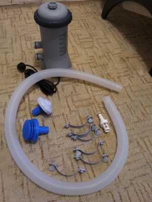 Новый насос для бассейна intex