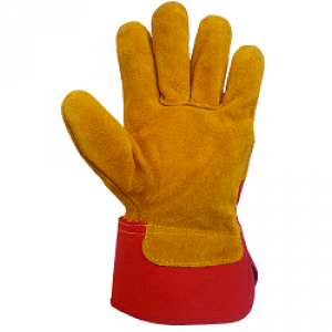 Перчатки спилковые комбинированные