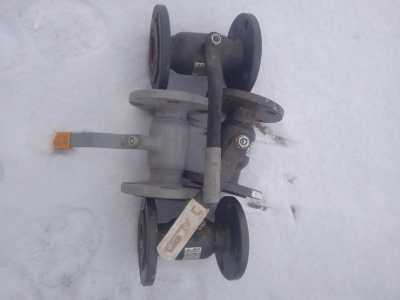 Кран шаровый фланцевый б/у