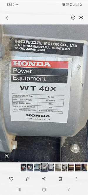бензиновая мотопомпа HONDA WT 40X