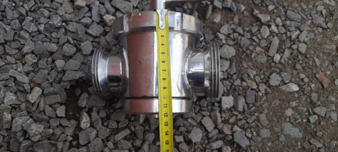 Кран молочный нерж.сталь.