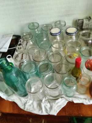 Набор стеклянных банок