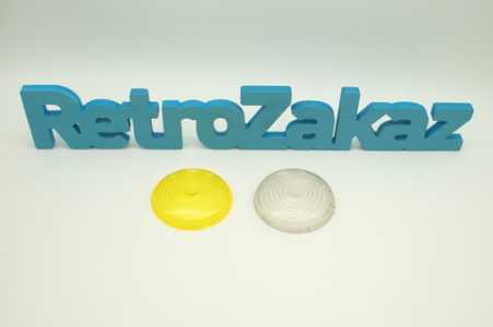 Стекло фары Москвич педальный