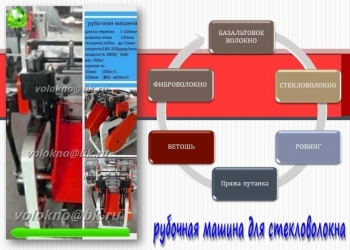 рубочная машина для стеклОволокна фиброволокно
