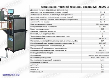 Машина контактной сварки