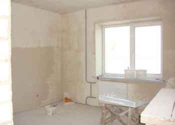 Штукатурка стен и потолка.