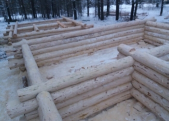 Продаю срубы бань и домов из зимнего леса!
