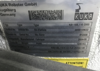 3D Робот KUKA KR150 L110 2000