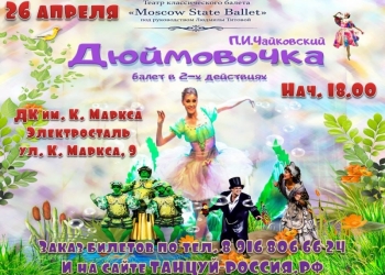 Балет "Дюймовочка" 26.04 Электросталь