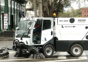 Вакуумно-щёточный подметальщик ВКМ 2020 (аналог Bucher CityCat)