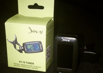 Тюнер shinobi для гитары