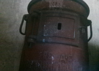 Печь буржуйка Завод имени Кагановича 1952год