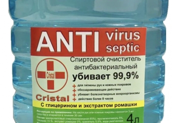 Антисептик для рук и обработки помещений