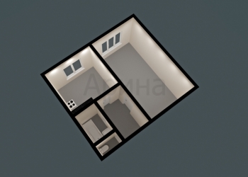 1-к квартира, 38 м2, 2/12 эт.