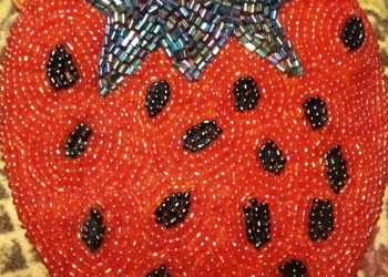 Сумочка-кошелек Клубничка